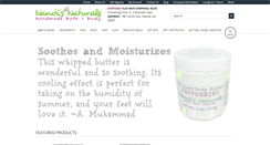 Desktop Screenshot of nandisnaturals.com